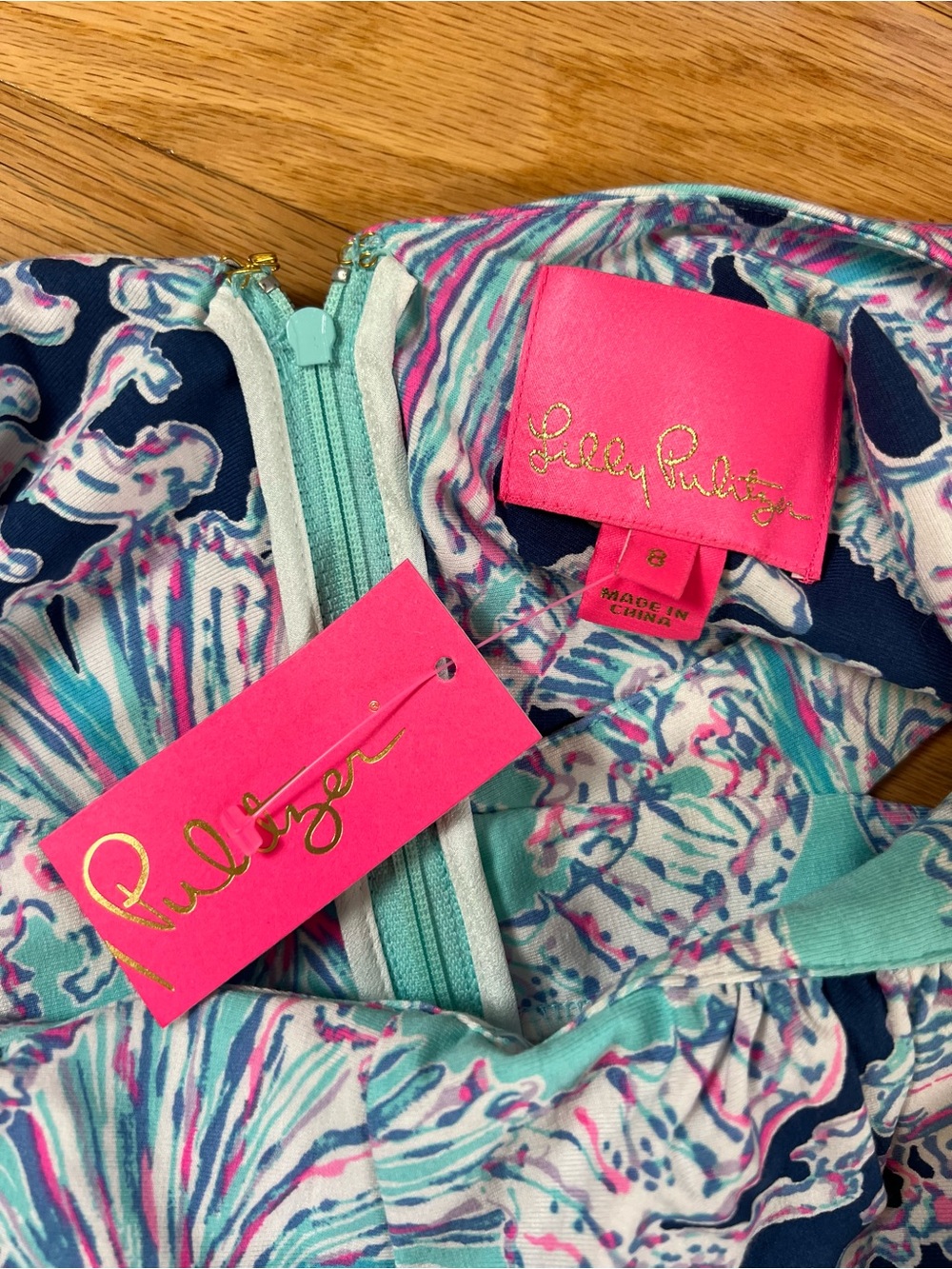 NWT Lilly Pulitzer Marcia Maxi Dress A Frayed Knot Light Aqua Cutout Size 8 - Picture 8 of 12